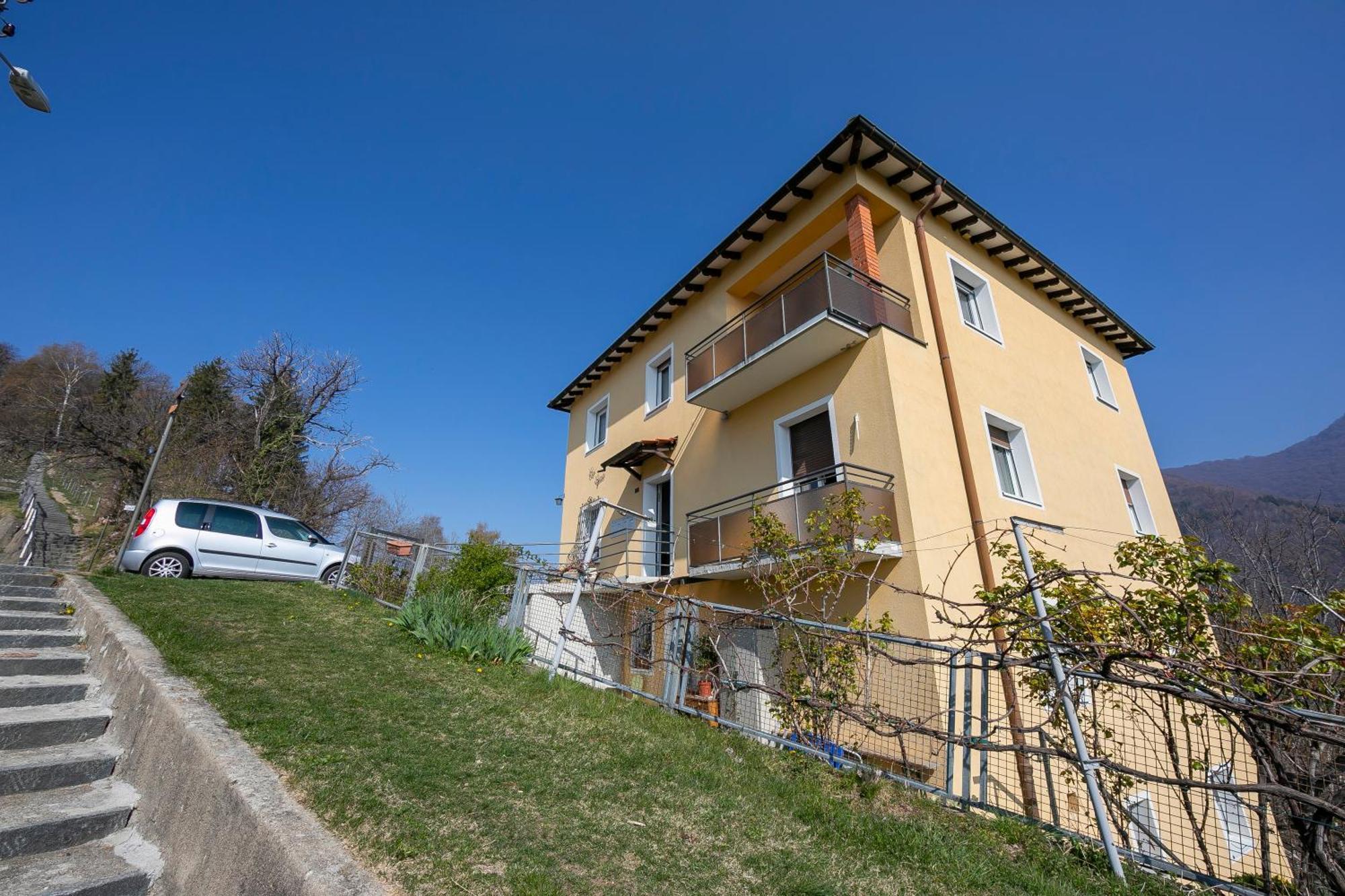 Ca' Gina Panoramica - Monte Bre - Happy Rentals Lugano Dış mekan fotoğraf