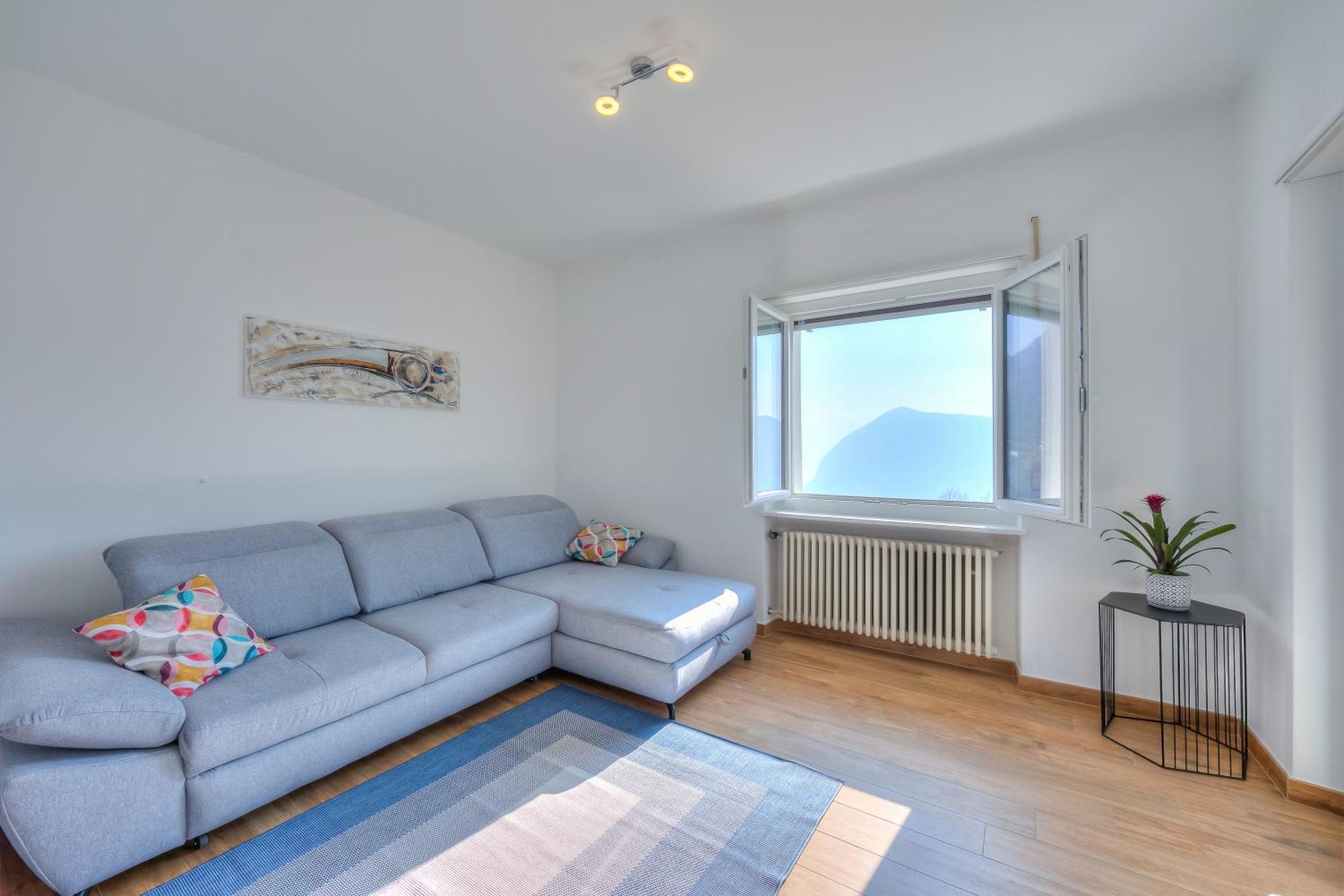 Ca' Gina Panoramica - Monte Bre - Happy Rentals Lugano Dış mekan fotoğraf